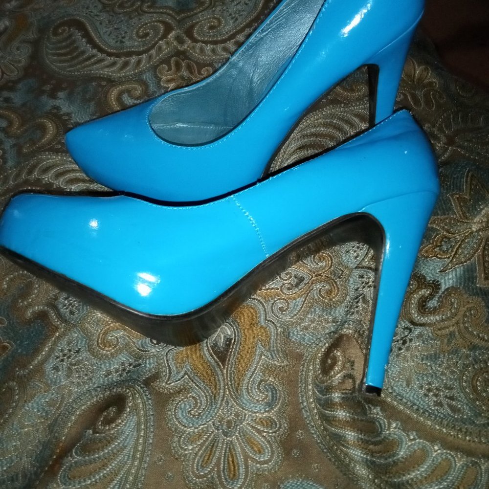 Blue heels